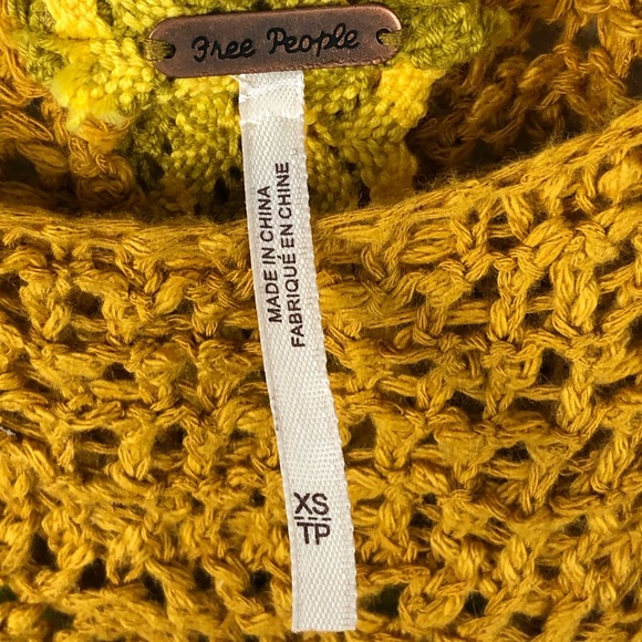 NEW Free People Boho Open-Back Sweater Tank - Picture 6 of 8